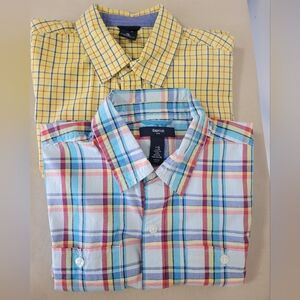 Gap Boys XL Multicolor Plaid Shirts